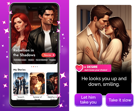 Screenshot from Swipe Stories: Forbidden Love